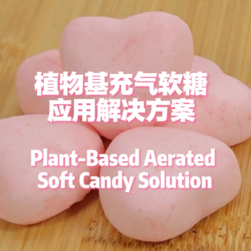 植物基充气软糖应用解决方案